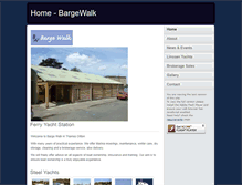Tablet Screenshot of bargewalk.com